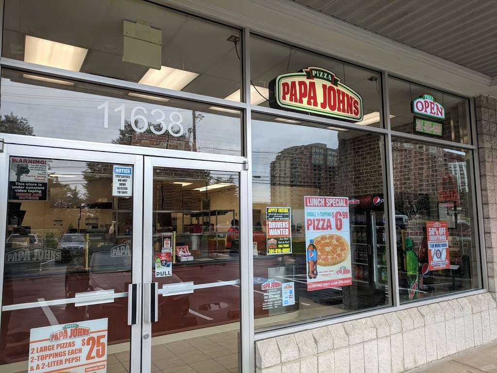 Papa Johns Pizza | 11638 Rockville Pike, Rockville, MD 20852, USA | Phone: (301) 816-4800