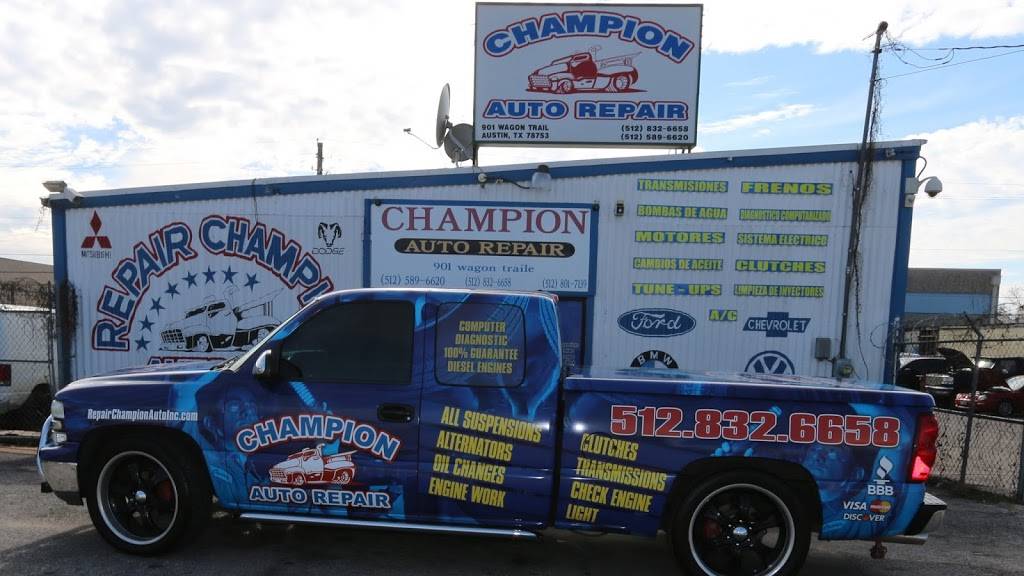 REPAIR CHAMPION AUTO, INC. | 901 Wagon Trail, Austin, TX 78758, USA | Phone: (512) 832-6658