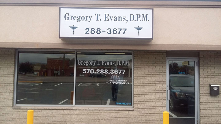 Gregory Evans DPM PC | 908 Wyoming Ave, Wyoming, PA 18644, USA | Phone: (570) 288-3677