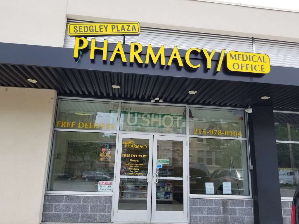 Sedgley Plaza Pharmacy Inc | 2917 Ridge Ave, Philadelphia, PA 19121, USA | Phone: (215) 978-0104