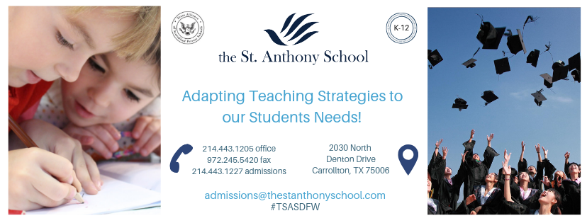 The St. Anthony School | 2030 N Denton Dr, Carrollton, TX 75006, USA | Phone: (214) 443-1205