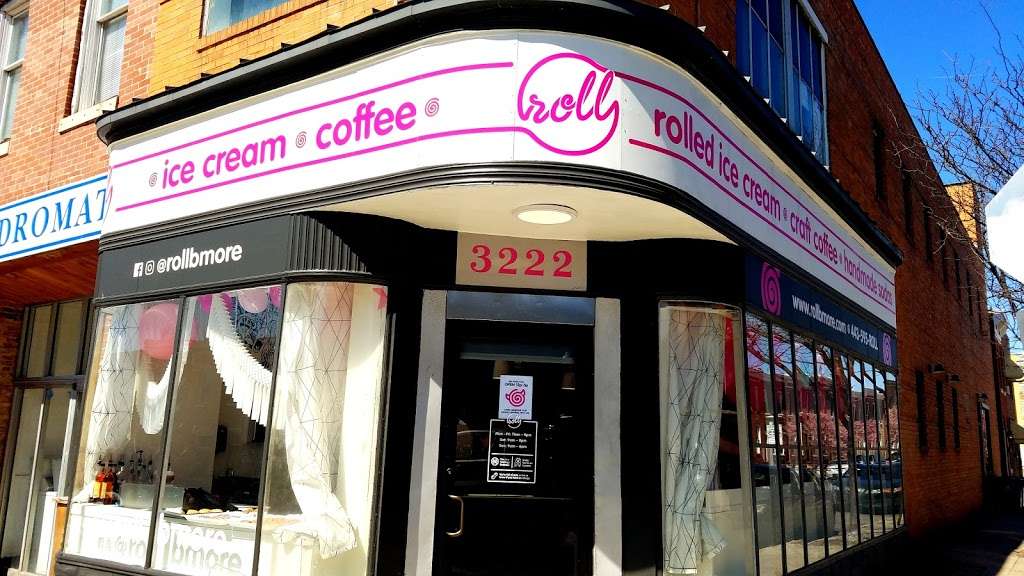 Roll Ice Cream & Coffee | 3222 Eastern Ave, Baltimore, MD 21224, USA | Phone: (443) 595-7655