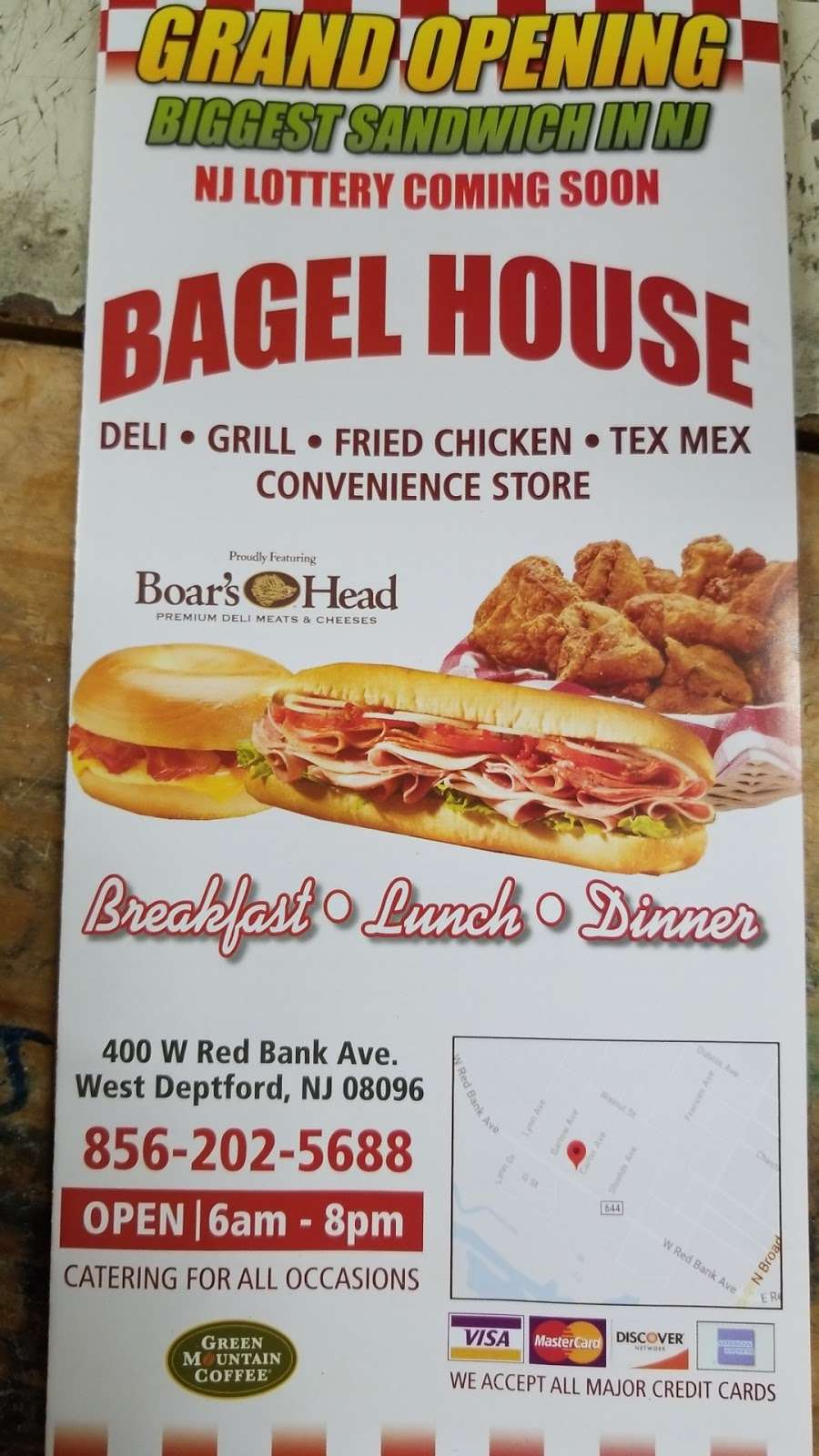 Bagel House | 400 W Red Bank Ave, West Deptford, NJ 08096, USA | Phone: (856) 202-5688