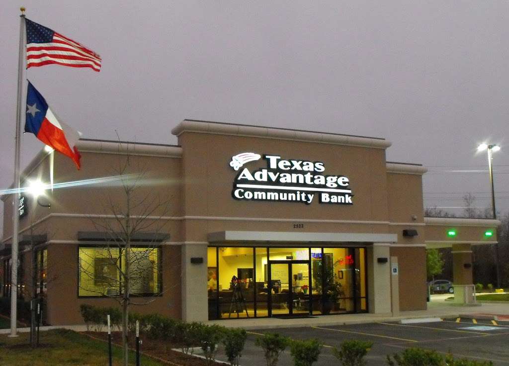 Texas Advantage Community Bank Pearland Branch | 2522 E Broadway St, Pearland, TX 77581, USA | Phone: (281) 997-7715