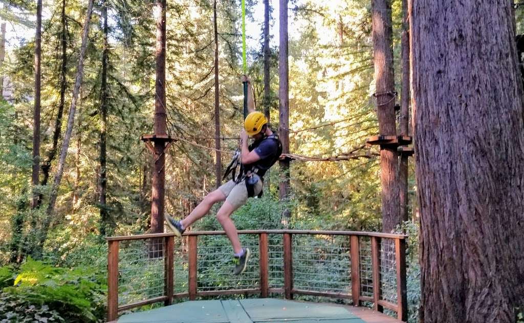 Redwood Canopy Tour | 17 Conference Dr, Felton, CA 95014, USA | Phone: (831) 430-4357