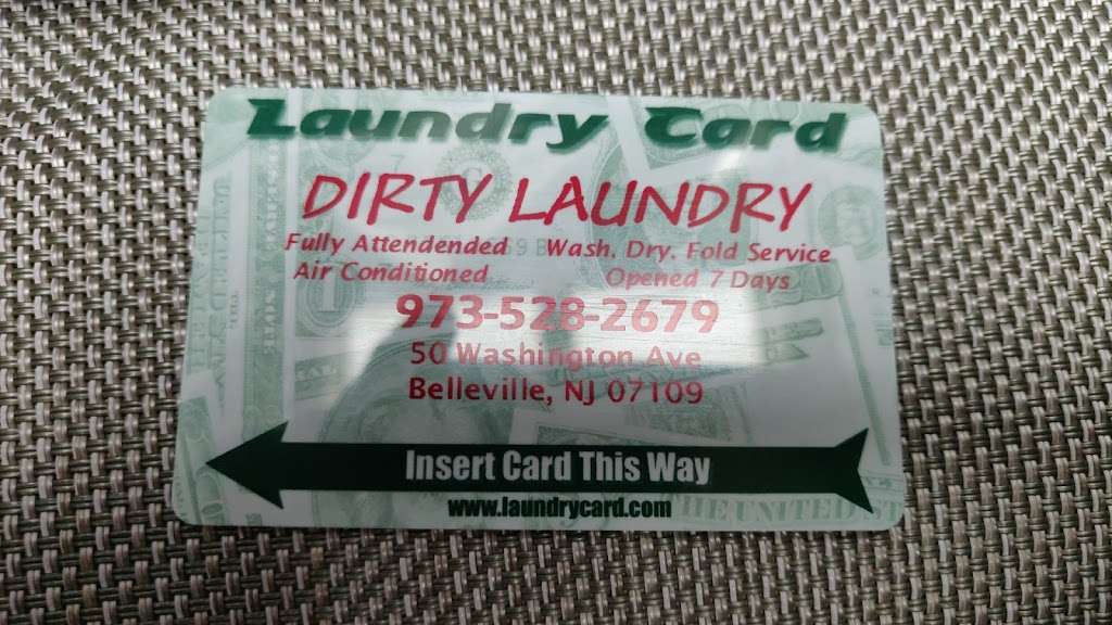 Dirty Laundry | 46 Washington Ave, Belleville, NJ 07109, USA | Phone: (973) 528-2679