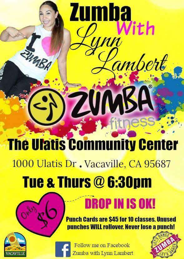 Zumba With Lynn Lambert | 1100 Ulatis Dr, Vacaville, CA 95687, USA | Phone: (707) 716-7728