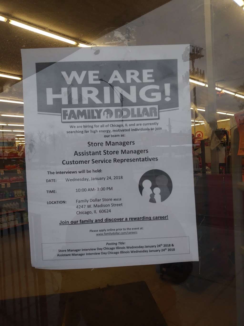 Family Dollar | 5410 W Chicago Ave, Chicago, IL 60651, USA | Phone: (773) 287-7050