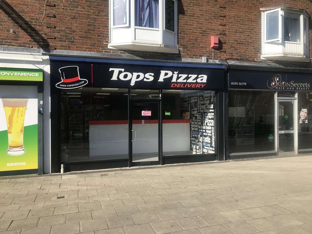 Tops Pizza | 17 The Parade, Crawley RH10 8DT, UK | Phone: 01293 531111
