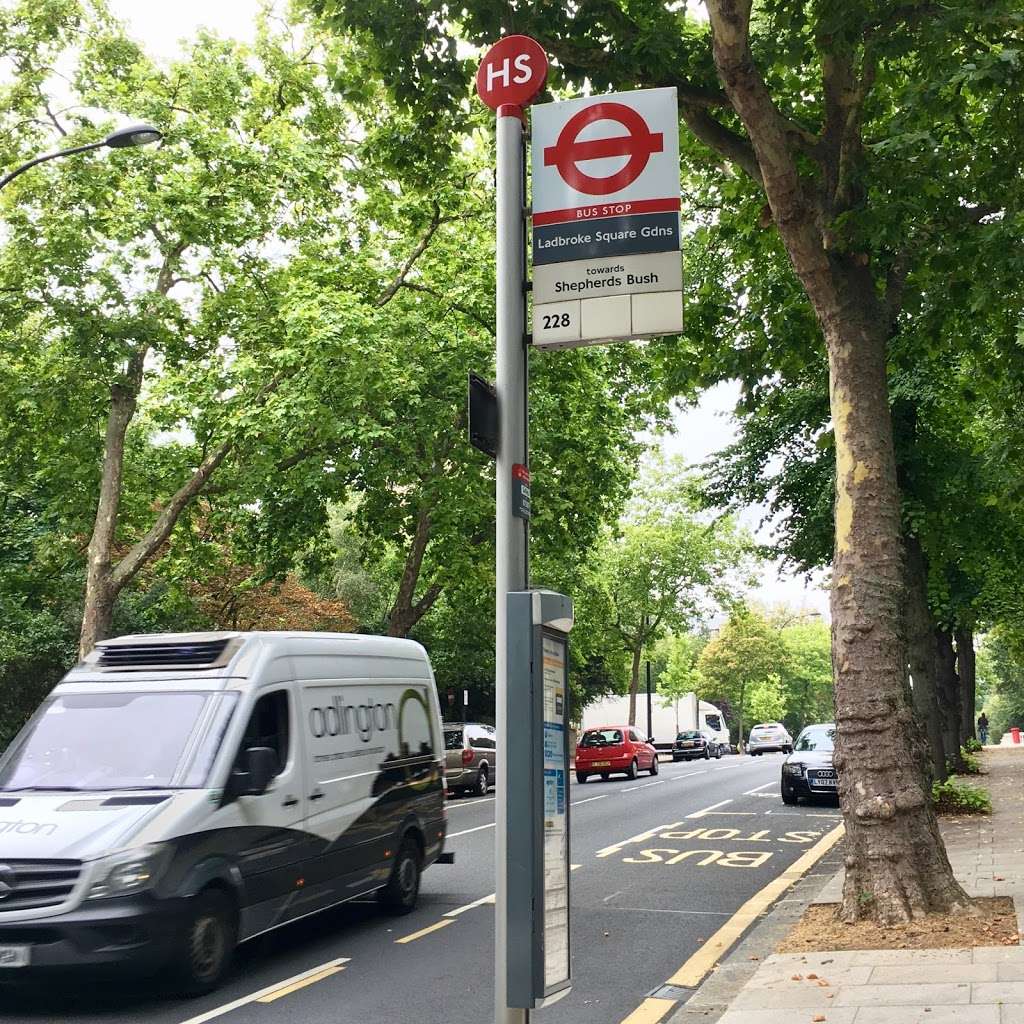 Ladbroke Square Gardens (Stop HS) | London W11 3LT, UK