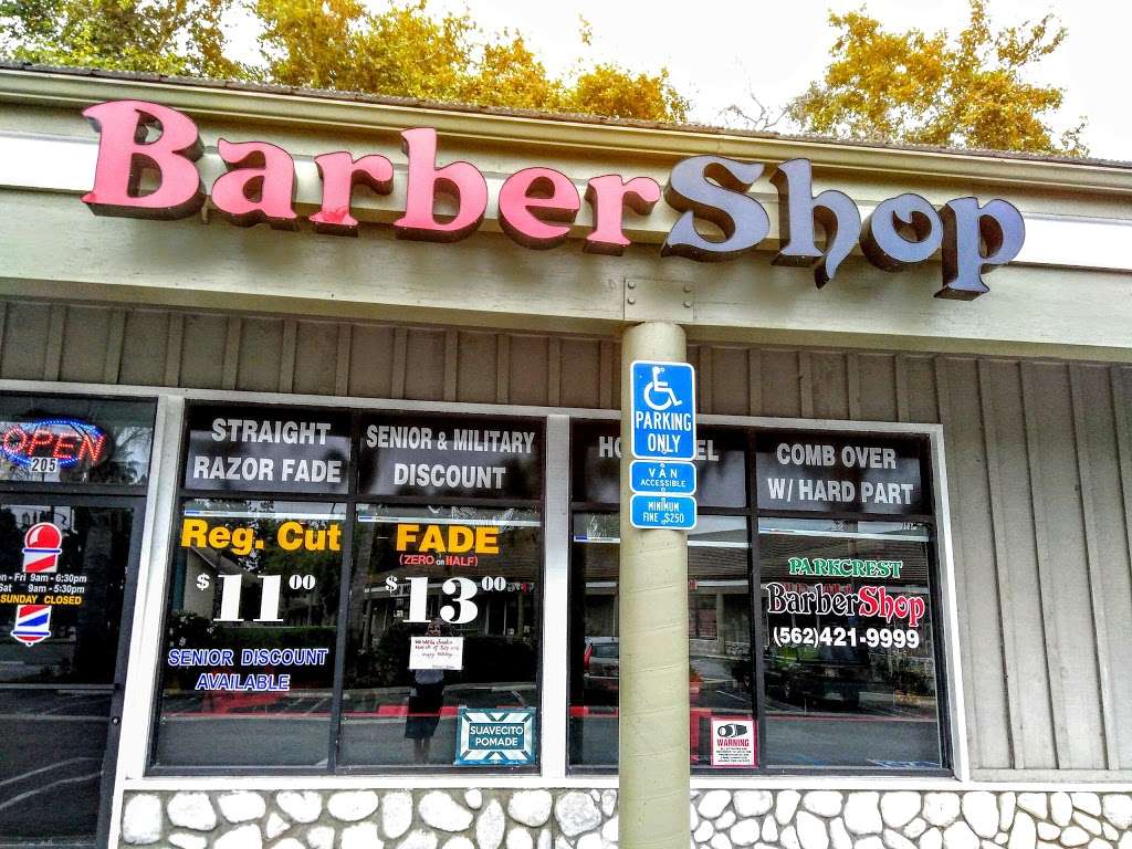 ParkCrest Barber Shop | 3962 N Studebaker Rd #205, Long Beach, CA 90808, USA | Phone: (562) 421-9999
