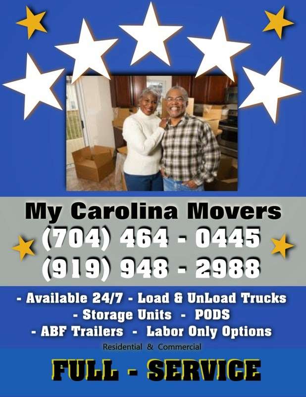 My Carolina Movers | 16859 Hugh Torance Pkwy, Huntersville, NC 28078, USA | Phone: (704) 658-6139