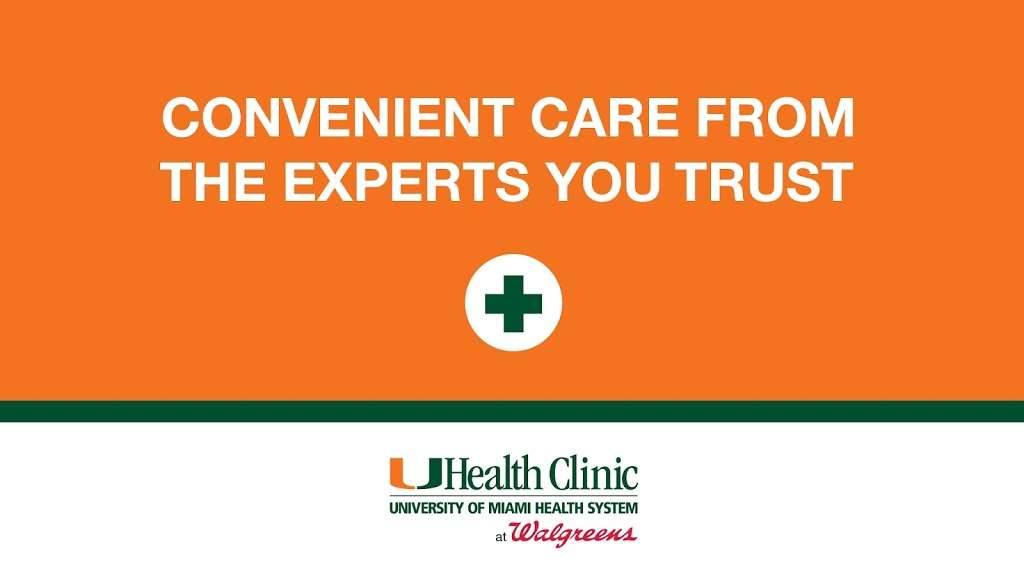 UHealth Clinic at Walgreens | 12295 Biscayne Blvd, Miami, FL 33181, USA | Phone: (888) 689-8648