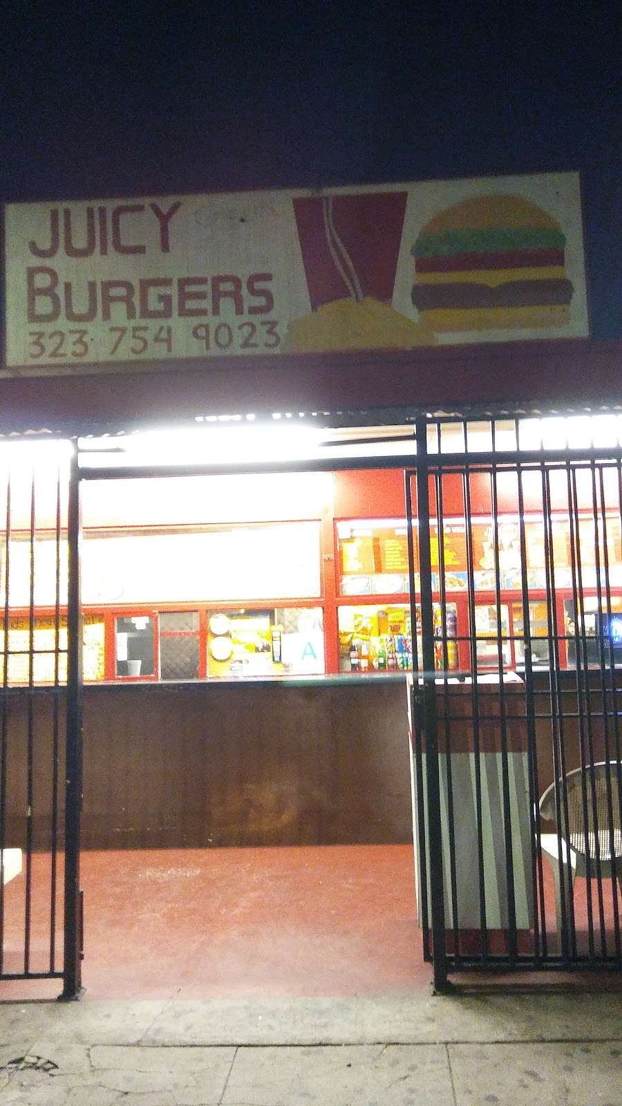 Juicy Burgers | 9200 S Hoover St, Los Angeles, CA 90044, USA | Phone: (323) 754-9023