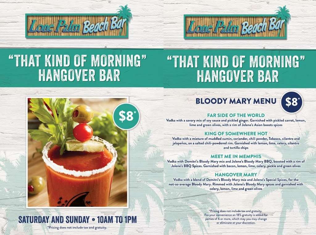 Lone Palm Beach Bar | 1111 N Ocean Dr, Hollywood, FL 33019, USA | Phone: (954) 874-4444