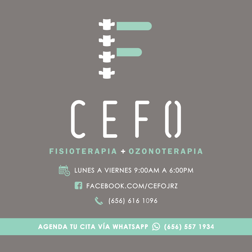 CEFO Centro de Fisioterapia + Ozonoterapia. | Río de la Plata 4523 Local 8 Fracc, Cordiva Americas, Córdova Americas, 32310 Cd Juárez, Chih., Mexico | Phone: 656 616 1096