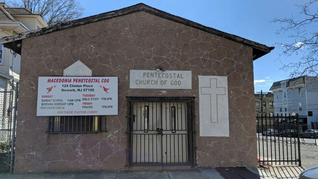 Macedonia Pentecostal COG Church Of God | 124 Clinton Pl, Newark, NJ 07108, USA