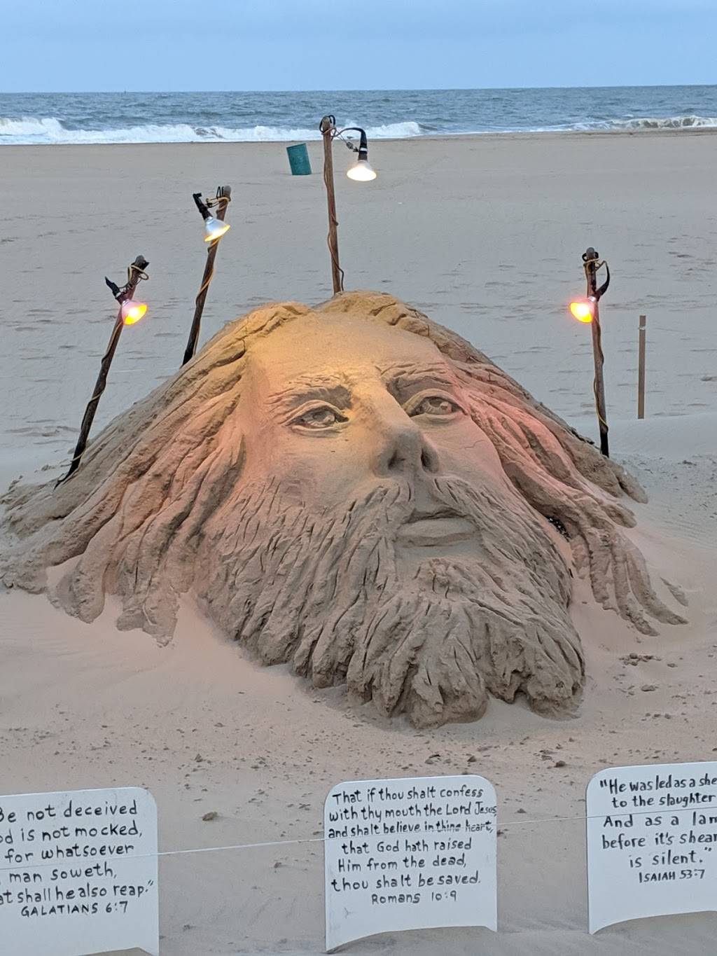 Sand sculptures | 109 N Boardwalk, Ocean City, MD 21842, USA