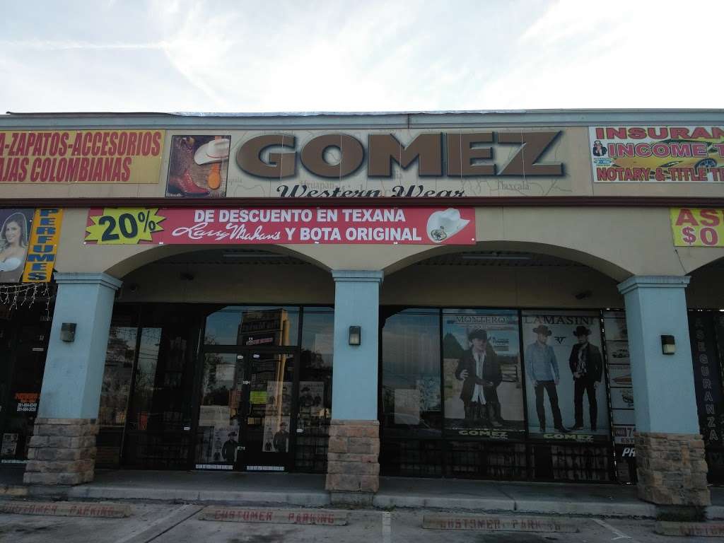 Gomez Western Wear | 8103 Airline Dr, Houston, TX 77037, USA | Phone: (832) 230-3691