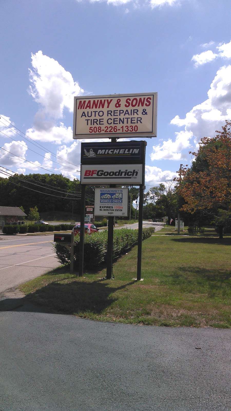 Manny & Sons Auto Repair & Tire Center | 2 Park St, Rehoboth, MA 02769, USA | Phone: (508) 226-1330