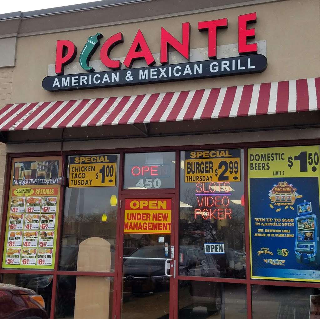 Picante American & Mexican Grill | 450 Mannheim Rd, Hillside, IL 60162, USA | Phone: (708) 401-5332