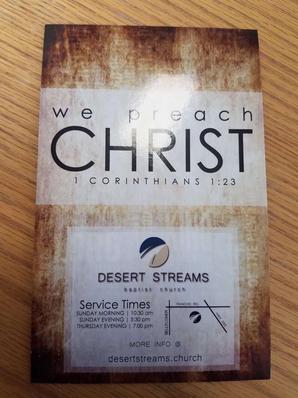Desert Streams Baptist Church | 18113 Greening St, Adelanto, CA 92301, USA | Phone: (760) 983-9681