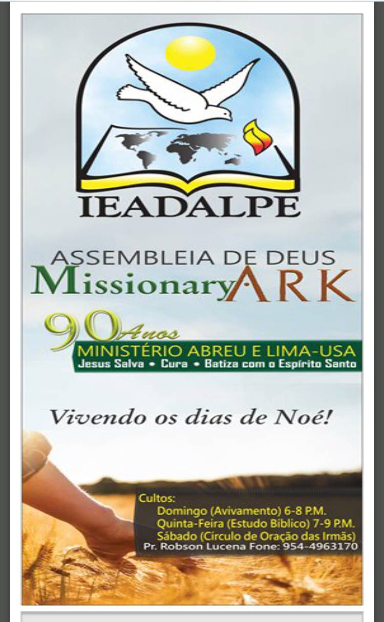 ASSEMBLEIA DE DEUS EM TAMPA | 9602 Hulsey Rd, Tampa, FL 33634, USA | Phone: (954) 496-3517