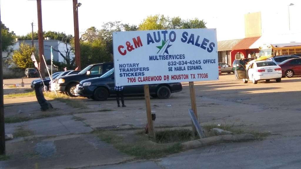 C&M Auto Sales | 7106 Clarewood Dr, Houston, TX 77036, USA | Phone: (832) 834-4245