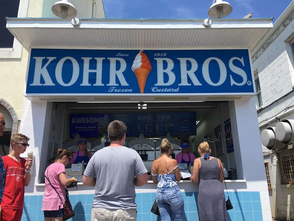 Kohr Brothers Frozen Custard | 111 N Boardwalk, Rehoboth Beach, DE 19971, USA | Phone: (302) 227-6302