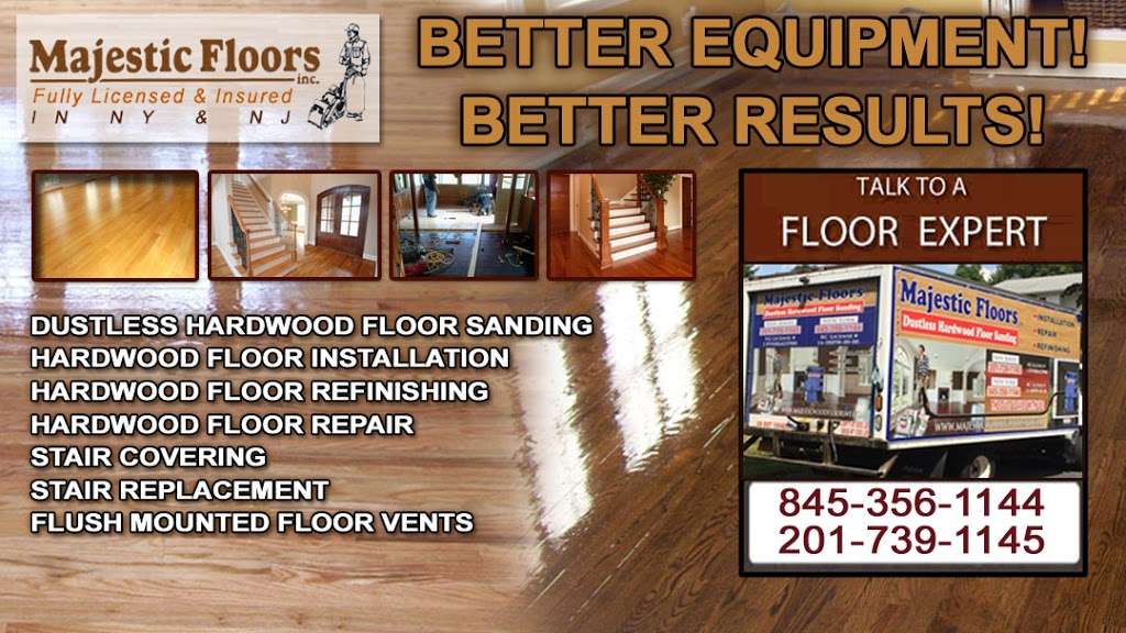 Majestic Floors | Dustless Hardwood Floor Sanding NY | 12 Birchwood Ave, Nanuet, NY 10954, USA | Phone: (845) 356-1144