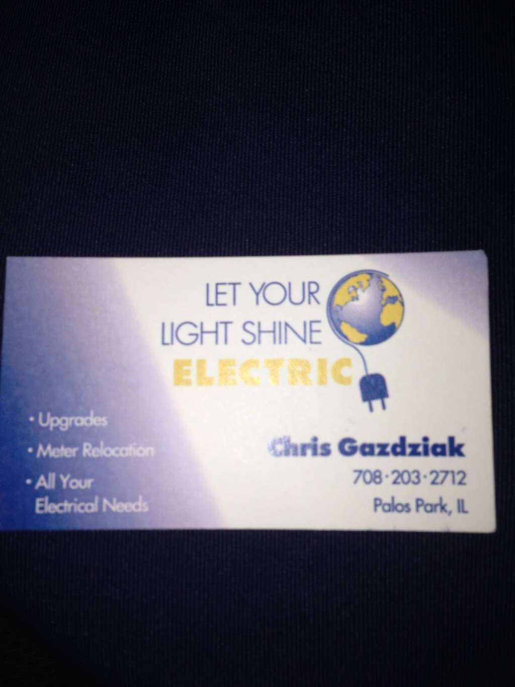 Let Your Light Shine Electric | 12514 S 83rd Ave, Palos Park, IL 60464, USA | Phone: (708) 203-2712