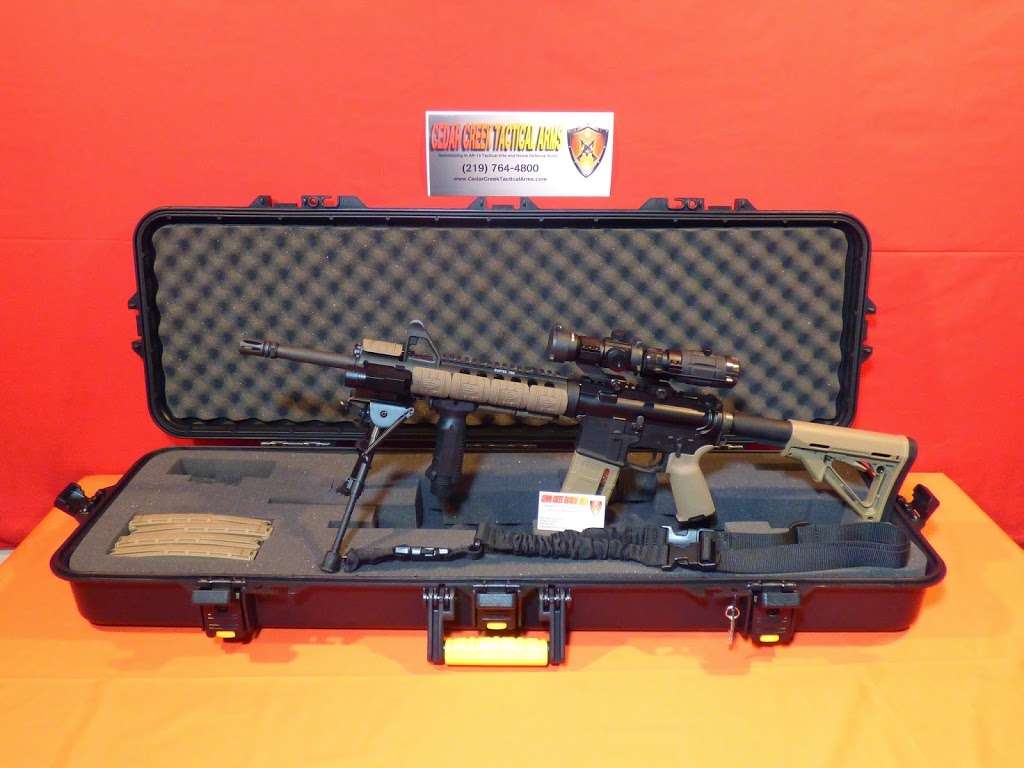 Cedar Creek Tactical Arms | 7391 Cedar Creek Cir, Portage, IN 46368, USA | Phone: (219) 762-7956