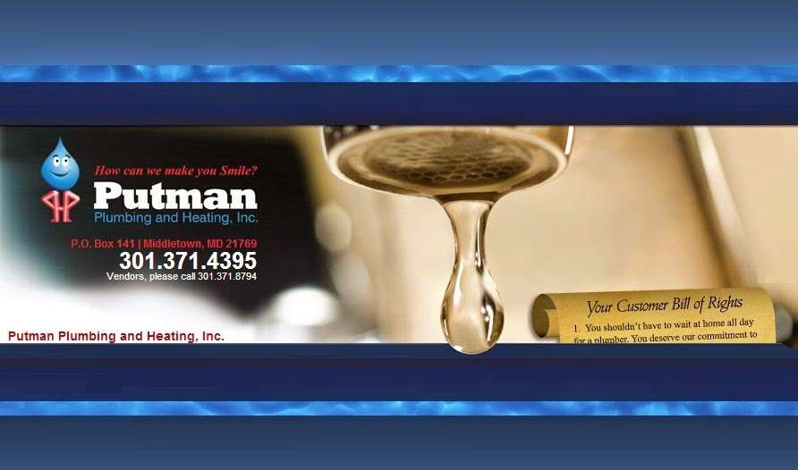 Putman Plumbing, Inc | 9 Boileau Drive, Middletown, MD 21769, USA | Phone: (301) 371-4395