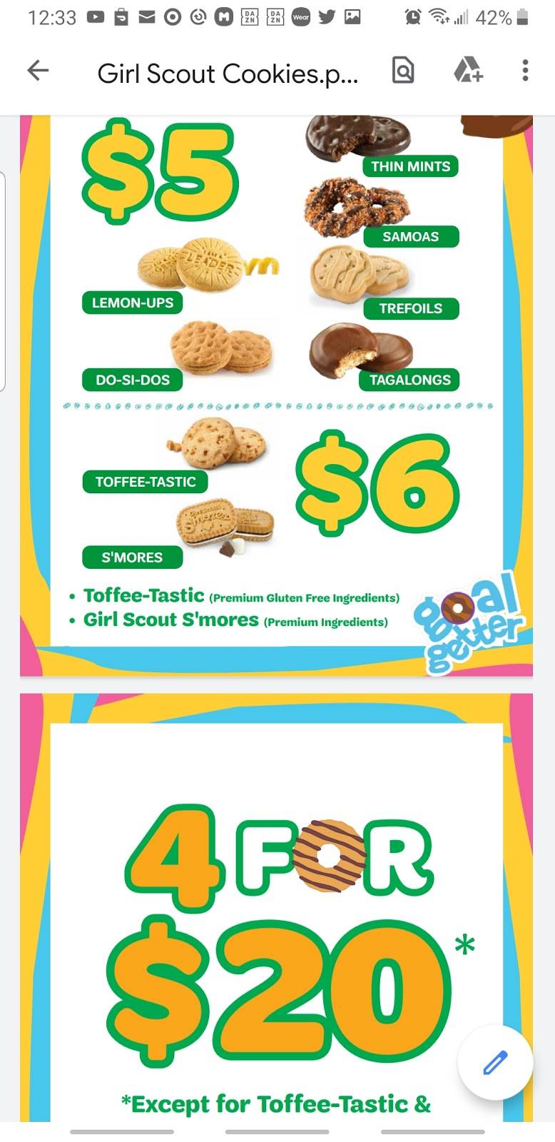 Violet and Gabby Girl Scout Cookies | 3823 S, Griffith Ave, Los Angeles, CA 90011, USA | Phone: (323) 350-1676