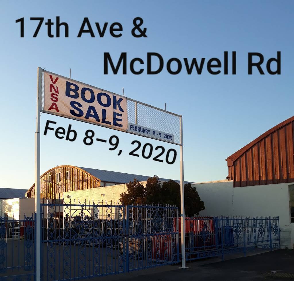 VNSA Booksale | Ag Building, 1826 W McDowell Rd, Phoenix, AZ 85007, USA | Phone: (602) 685-6805