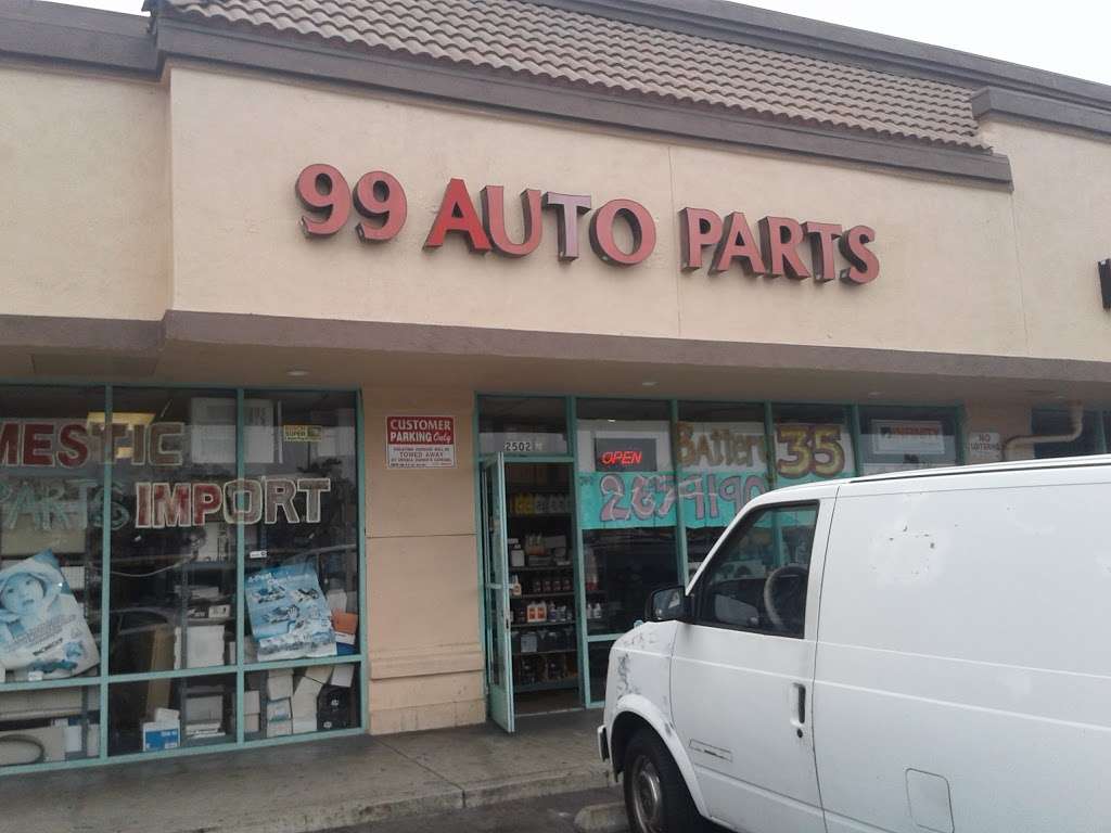 99 Auto Parts | 2502 Westminster Ave # E, Santa Ana, CA 92706, USA | Phone: (714) 265-9190