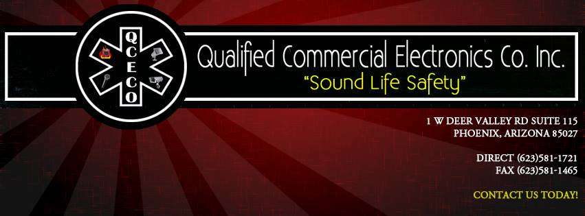 Qualified Commercial Electronics CO Inc. | 1 W Deer Valley Dr #115, Phoenix, AZ 85027, USA | Phone: (623) 581-1721