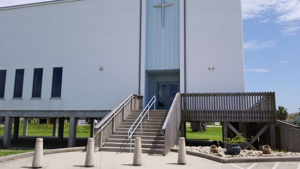 Our Lady By the Sea Catholic Church | 2400 State Hwy 87, Port Bolivar, TX 77650, USA | Phone: (409) 684-7119