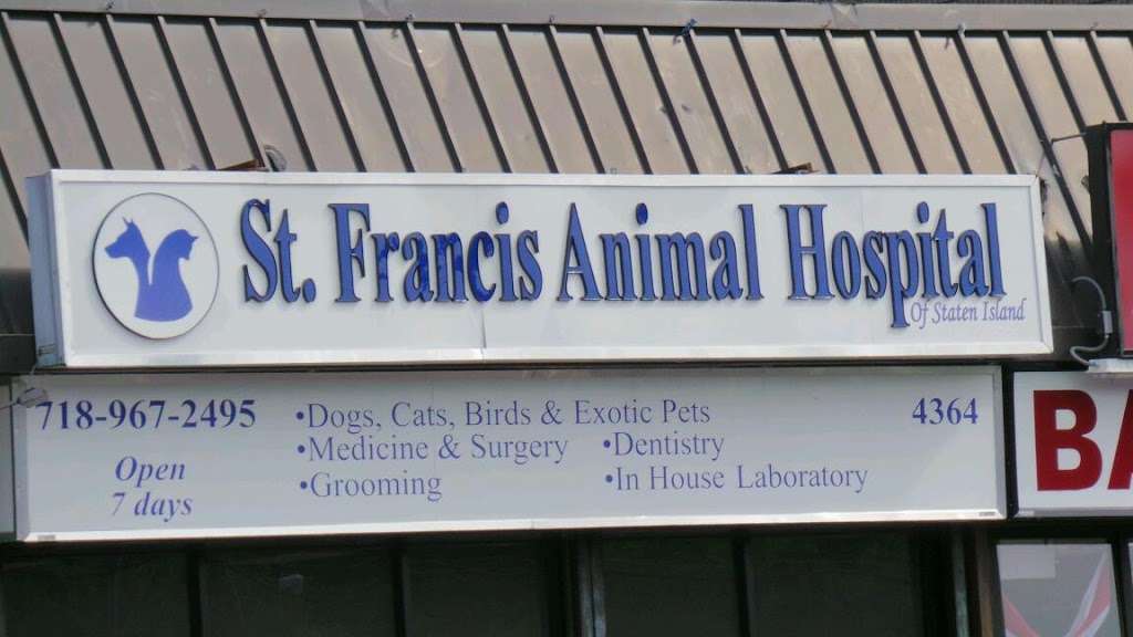 St Francis Animal Hospital | 4364 Amboy Rd, Staten Island, NY 10312, USA | Phone: (718) 967-2495