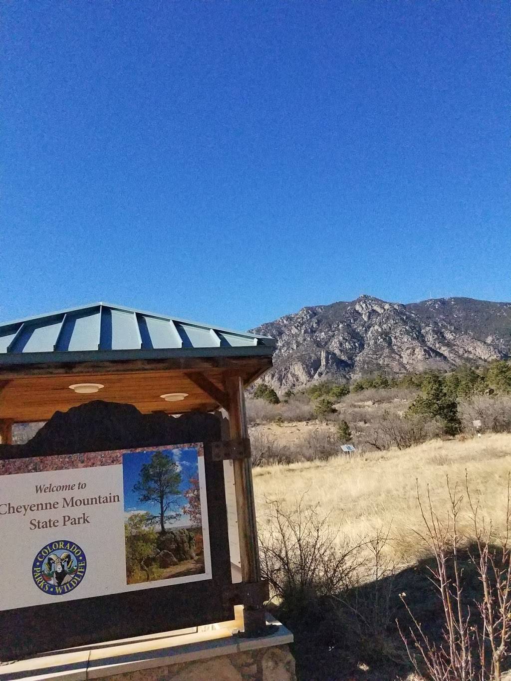 Cheyenne Mountain State Park Visitor Center | 410 JL Ranch Heights Rd, Colorado Springs, CO 80926, USA | Phone: (719) 576-2016