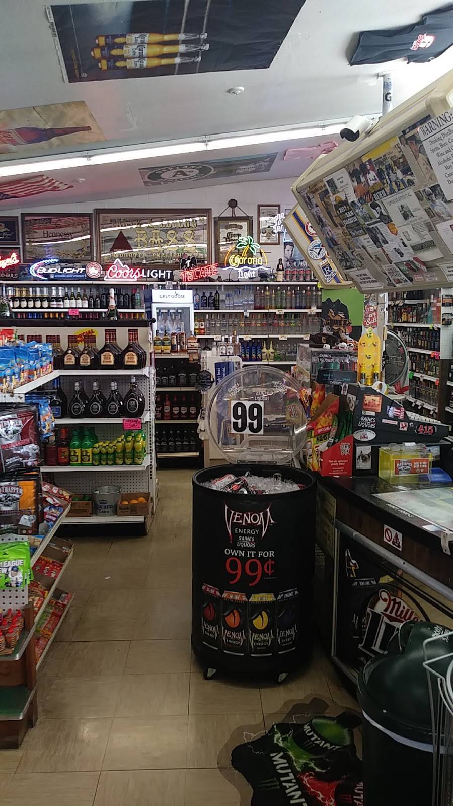 Gaines Liquors | 2211 W Alpine Ave, Stockton, CA 95204, USA | Phone: (209) 464-5069