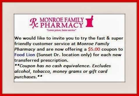 Monroe Family Pharmacy | 108 E Sunset Dr, Monroe, NC 28112, USA | Phone: (704) 776-9760