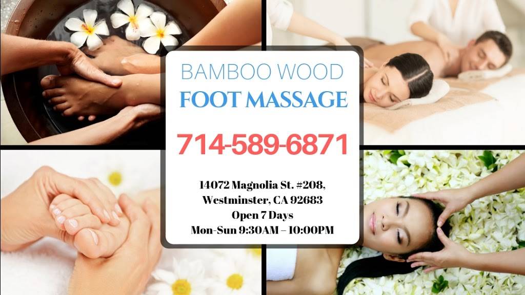Bamboo Wood Foot Massage | 14072 Magnolia St STE 208, Westminster, CA 92683, USA | Phone: (714) 589-6871