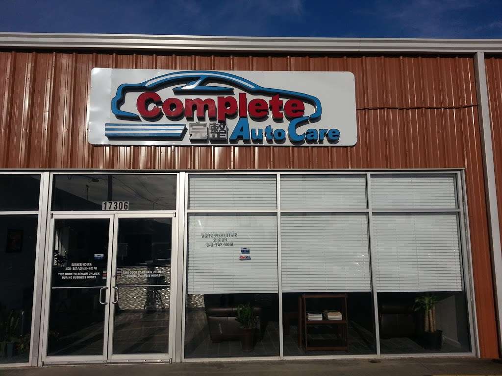 Complete Auto Care | 17306 Alief Clodine Rd, Richmond, TX 77407, USA | Phone: (832) 500-4919