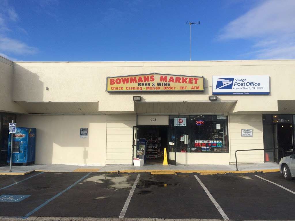Bowmans Market Liquor | 1008 Palm Ave, Imperial Beach, CA 91932, USA | Phone: (619) 424-3723