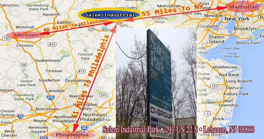 Salem Industrial Park | 291 US-22 #4, Lebanon, NJ 08833, USA | Phone: (908) 534-4569