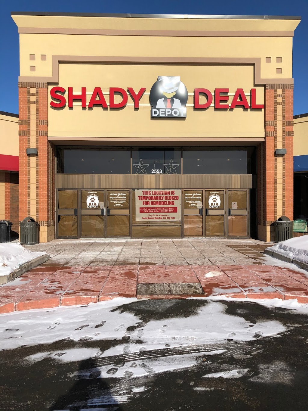 Shady Deal Depot | 2553 County Hwy 10, Mounds View, MN 55112, USA | Phone: (763) 717-2967