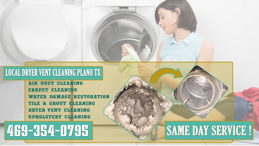 Local Dryer Vent Cleaning Plano TX | 1200 E Parker Rd, Plano, TX 75074, USA | Phone: (469) 354-0795