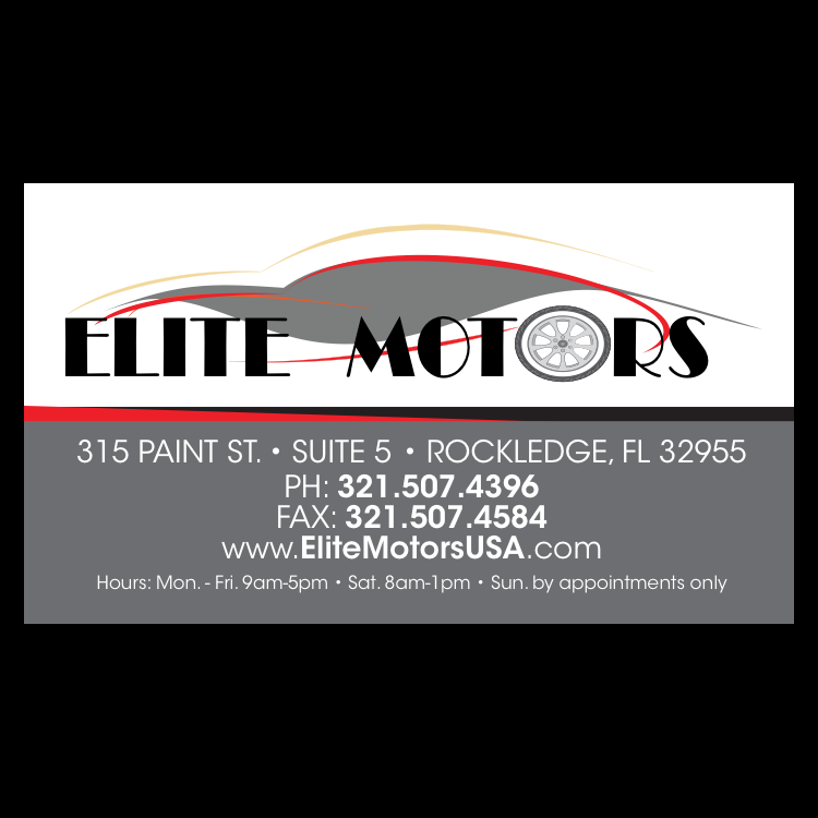 Elite Motors | 315 Paint St #5, Rockledge, FL 32955, USA | Phone: (321) 507-4396