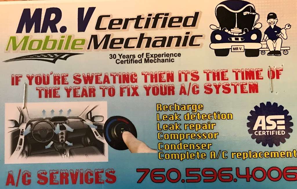 Mr. V Mobile Mechanic | 2502, 15215 Palmdale Rd, Victorville, CA 92392, USA | Phone: (760) 596-4006